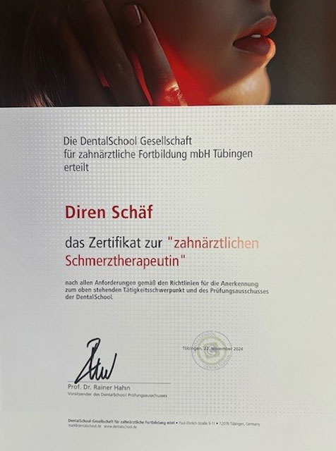 Schmerztherapeutin